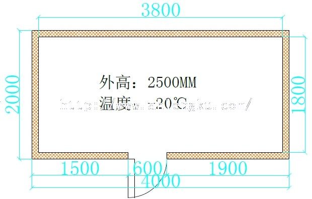 8平方冷飲冷庫平面圖 8平方冷飲冷庫平面圖