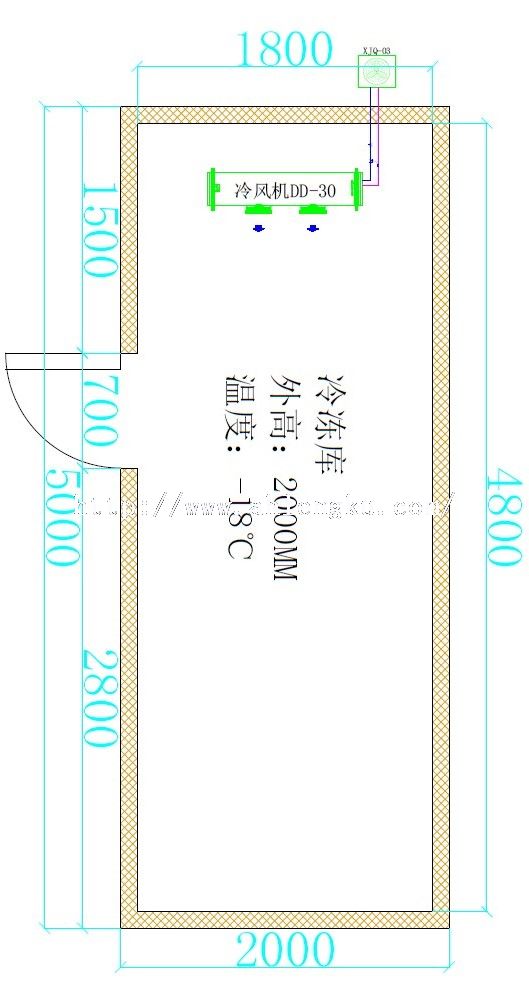 10平方低溫冷庫平面圖 10平方低溫冷庫平面圖.jpg